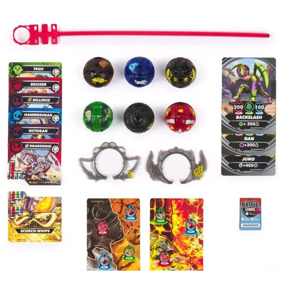 Bakugan Street Brawl Clash Pack 6 Bakugan Special Attack Cards Roblox Code Spin - Picture 2 of 10